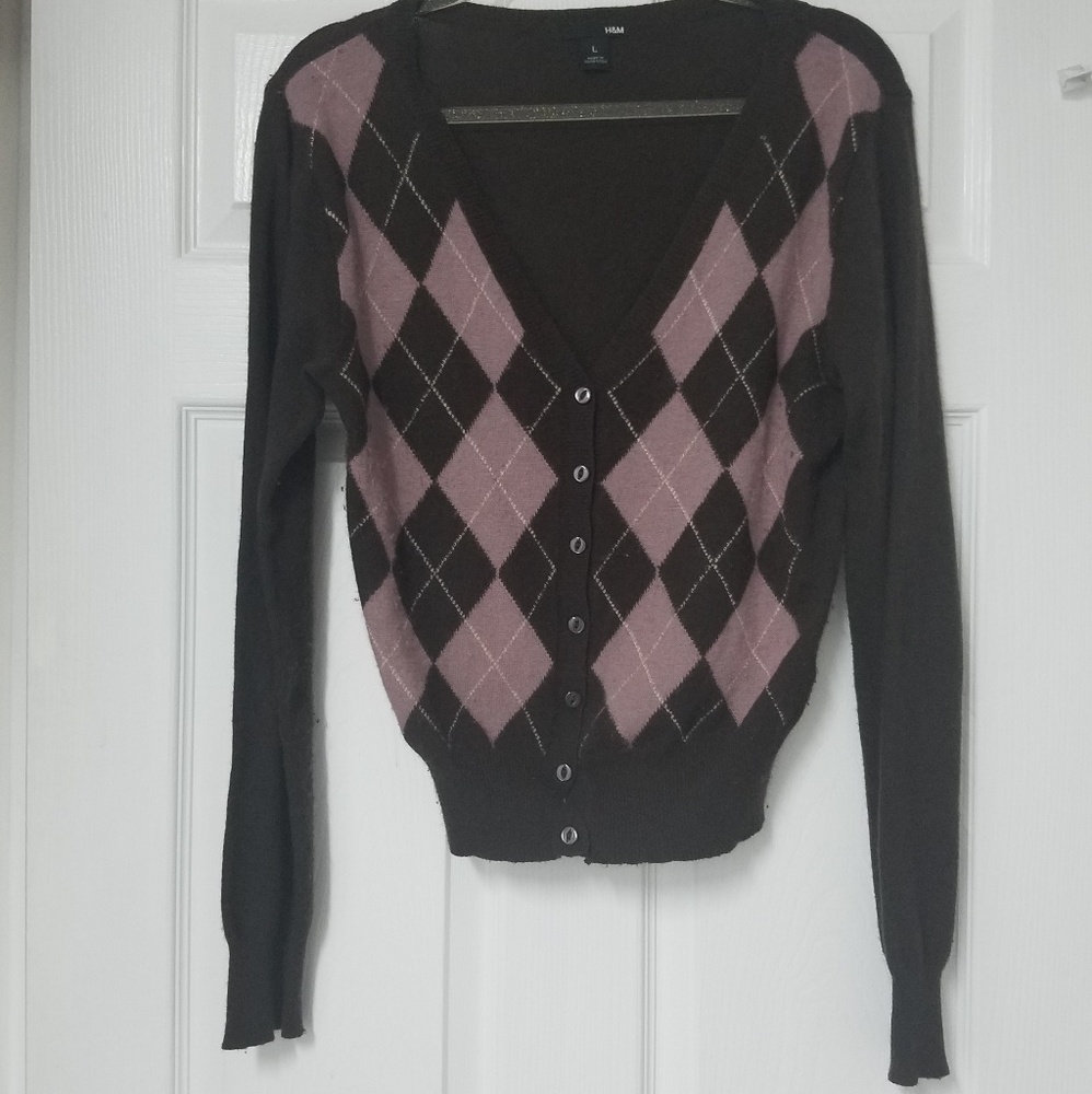 H&M Angora Cardigan Size L